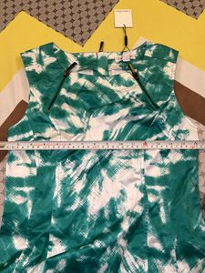 Calvin Klein Green/White Dress