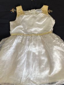Sparkling White Party Dress for 2yr