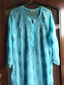 ADA Embroidered Georgette Kurti