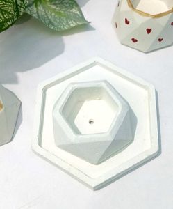 Modern Geometric Concrete mini Planter