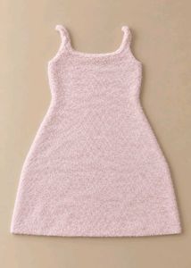 PASTEL PINK FUZZY TEXTURED SPAGHETTI STRAP MINI