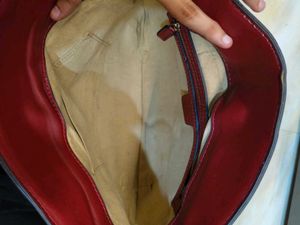 Gucci Shoulder Bag - Burgundy GG Canvas