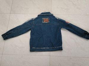 Denim Jacket. WITH PATCHES. Unisex
