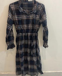 Plaid Flannel Dress