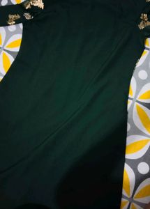 Elegant Green sharara set without Dupatta