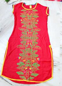 ❤️Red Kurti For Summer