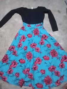 Chic Floral Print Dresses (Set of 2)