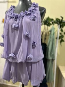 Purple Floral Top