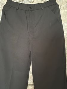 Classic Black Wide-Leg Pants