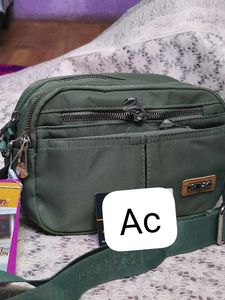 Stylish Olive Green Crossbody Bag