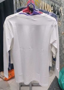 Zara White Long Sleeve Tee