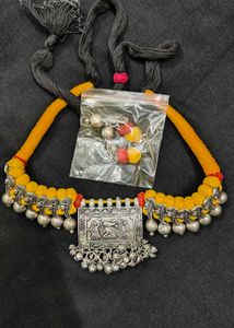 Beautiful Oxidised New Choker