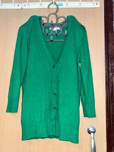 Green Cardigan