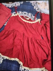 Rakhi Peplum Maroon Sharara suit