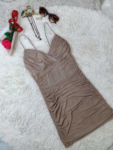 💋Chic Ruched Spaghetti Strap Mini Dress💋