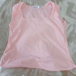 Cute Pink Sleeveless Top