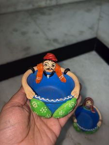 Handmade Terracotta tea light holder