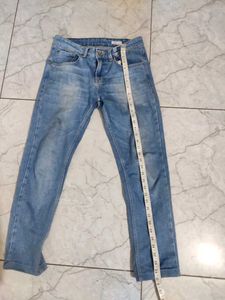 Mango Light Wash Denim Jeans