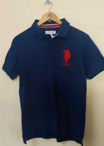 (not faded) US Polo Assn Navy Blue T-Shirt