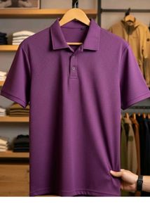 Men's Purple Polo T-Shirt