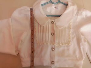 White Cropped Blouse