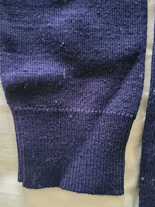 Navy Blue V-Neck Sweater