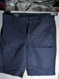 Linen Club Men's Navy Chino Shorts 32 size