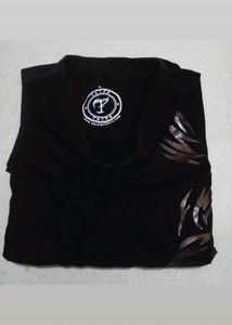 Stylish Black Men's Long Sleeve T Shirt