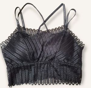 Black Netted Bralette (L)