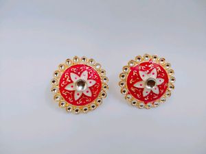 Meenakari Earring Tops For Girls/Women