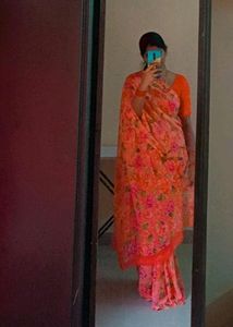 💃FLORAL DESIGN SAREE💃