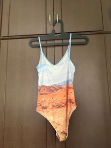 Scenic Print One-Piece Swimsuit