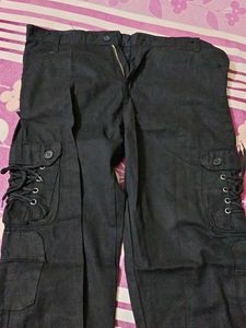 Black Cargo Pants