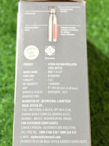 Borosil Hydra Bolt Water Bottle 1.5 L