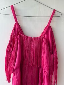 Pink Fringe Dress