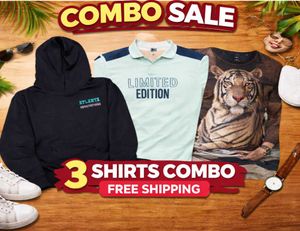 Men's Combo Pack of 3 T-Shirts