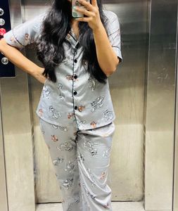 Tom & Jerry Night Wear | Satin