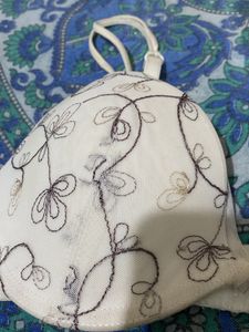 Net Embroidery Bra