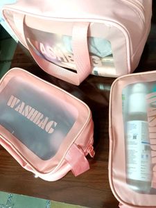Cute Pink Wash Bag Pouch