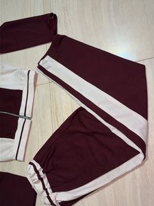 Women's Color Block High Neck Zip-Up Jacket and bo