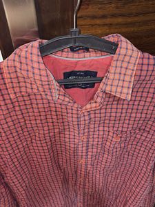 Stylish Men's Checked Long Sleeve Shirt