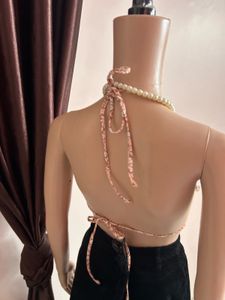 Floral Triangle Bikini Top (32-33 bust)