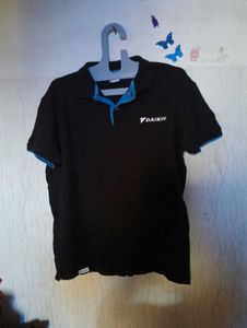 Men's Daikin Black Polo T-Shirt
