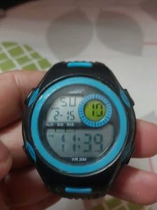 Digital Watch - Black and Blue