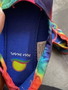 Vibrant Tie-Dye Slip-On Shoes