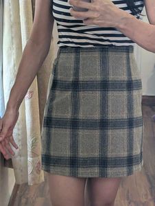 Plaid Mini Skirt
