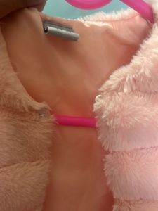Baby Girl's Pink Faux Fur Vest