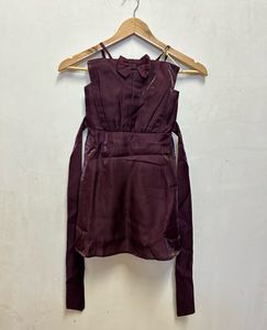 Layered A-line Dress For Girls