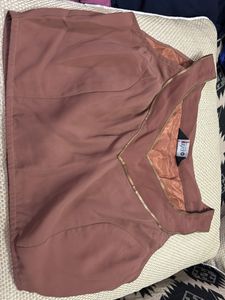 Elegant Rose Gold Sequin Crop Top