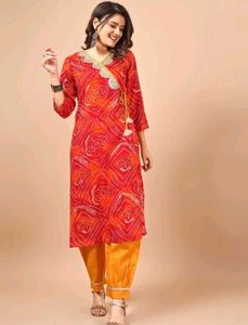 festive long kurta fresh piece.